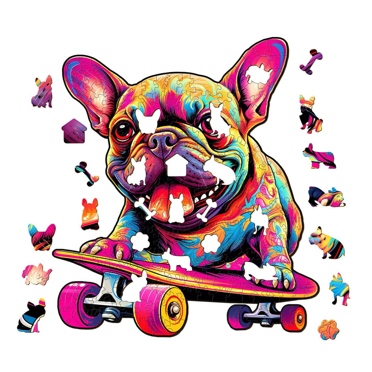 Skejťácký buldoček (Skate Frenchie)